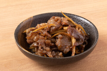 牛肉とゴボウのしぐれ煮