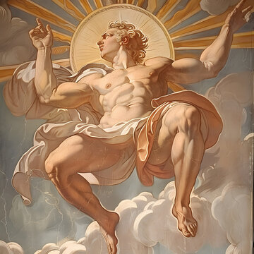 Helios sun god titan greek god