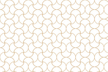 Geometric floral vector seamless pattern. Abstract vector texture. Art Deco Leaves background.