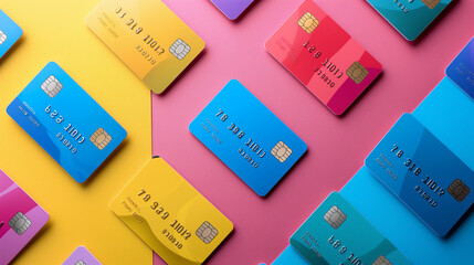 shopping with a spectrum of credit cards, making every shopping adventure as vibrant as the cards themselves. Where shopping meets innovation.