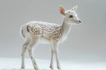 Foto op Aluminium white tailed deer © paul
