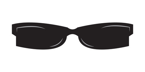 Modern sunglasses vector illustration with white background.