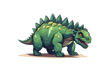 Stegosaurus dinosaur. Vector illustration design.