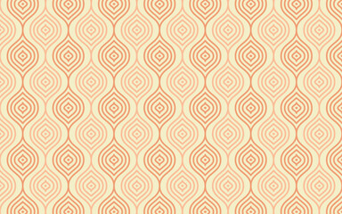 Seamless Abstract retro or Modern curve shape pattern design