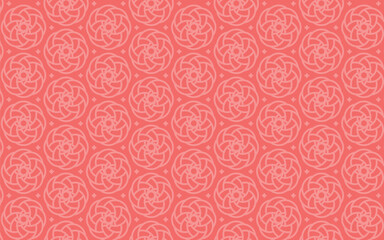 Seamless Abstract retro or Modern curve shape pattern design