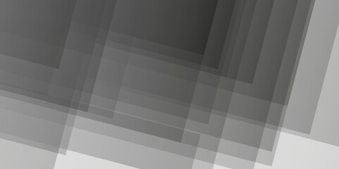 Fototapeta premium Abstract minimal geometric white and gray light background design. white transparent material in triangle diamond and squares shapes in random geometric pattern.