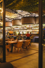 cafe at night
