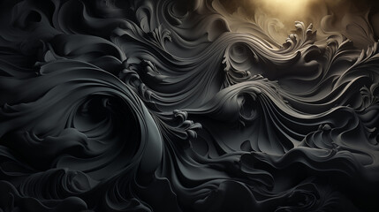 Abstract Wavy Background with Lines and Curves realistic wallpaper created with a generative ai technology