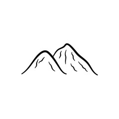 Hand Drawn Mountain