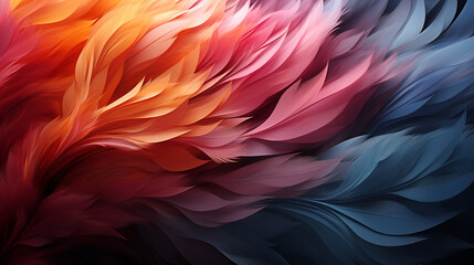 Abstract Wavy Background with Lines and Curves realistic wallpaper created with a generative ai technology