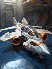 Futuristic Jet Ready To Capture The Sky 