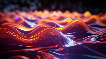  Abstract Colorful Wavy Background with Lines and Curves realistic wallpaper created with a generative ai technology