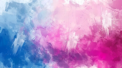 Obraz na płótnie Canvas Vivid Pink and Blue Abstract Watercolor Artwork Background or Wallpaper