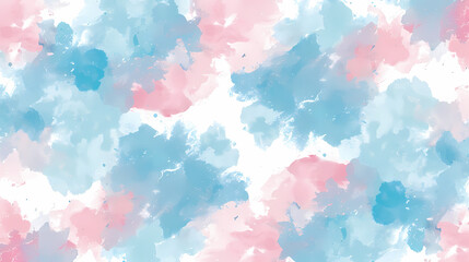 Abstract Pastel Blue and Pink Watercolor Texture