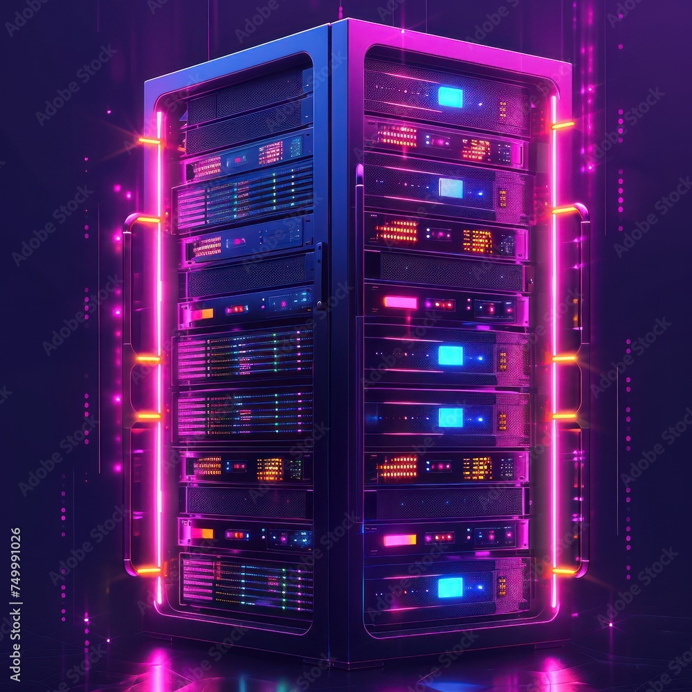 Poster medium shot of a minimalist designed firewall protecting an online gambling server visualized throug