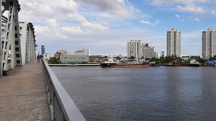 Bridge over Chao Praya River, Bangkok