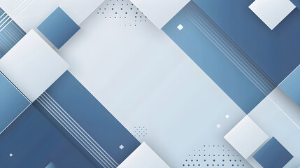 Modern abstract background with blue geometric shapes and dotted textures