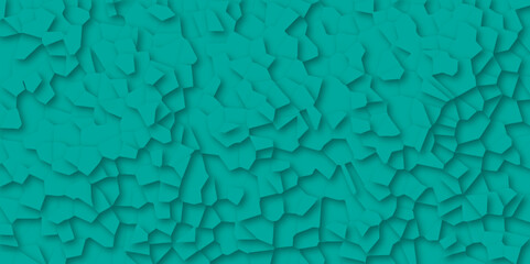 Abstract green broken stained glass background design with line. geometric polygonal background with different figures. low poly crystal mosaic background. geometric triangle shape.