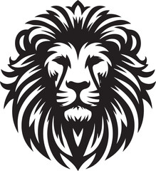 lion head vector