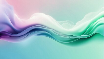 Colorful smoke isolated on pastel background. Soft grey, teal and purple smoke