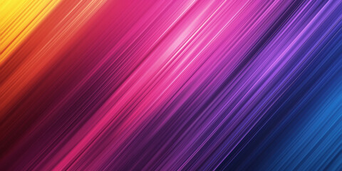 Abstract futuristic background. Blueish, purple and pink motion blur lines set against a black background. Flashes of light. Neon glow. Sci fi concept. Technology and innovation background. 