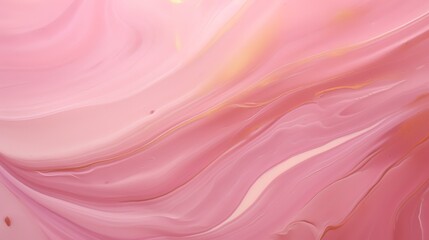 Obraz premium Elegant pink and gold abstract marble painting 