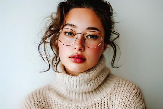 Portrait d'une jeune influenceuse