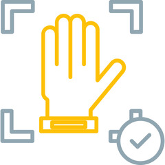 Hand Recognition Icon