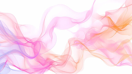 Pastel Smoke Waves Abstract Artwork