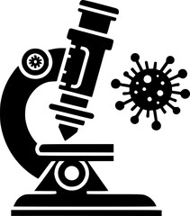 Coronavirus research line icon. linear style sign for mobile concept sign, symbol, vector, art