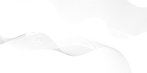	
Abstract white blend wave lines and technology background. Modern white flowing wave lines and glowing moving lines. Futuristic technology and sound wave lines background.