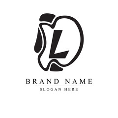 initials letter DL logo design vector illustration template, Initial letter DL logo,