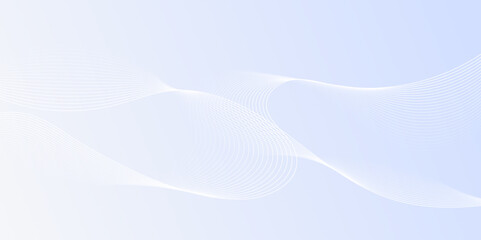 Abstract white and light gray wave modern soft luxury texture with smooth and clean vector business background lines wave abstract stripe banner design