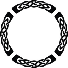 Celtic Knot Braid Circle