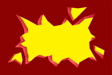 crack border background for decorate Highlight text shock sale price