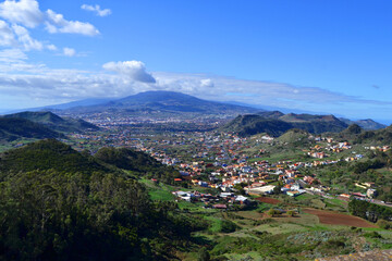 Fototapeta na wymiar views from a viewpoint in Anaga, Tenerife