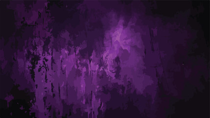 Purple black vintage background with grunge