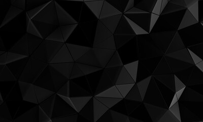 Black metallic textured background, 3d render
