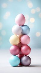 Soft pastel easter light flare background for spring celebrations and creative design projects
