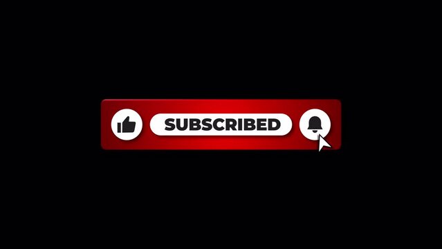 Clean Animated Subscribe Button