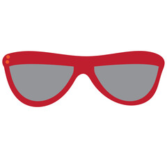 Sunglasses icon isolated on white background. Vector illustration
