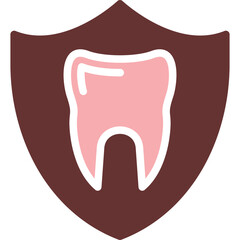 Shield Vector Glyph Two Color Icon