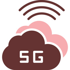 5G-47 Vector Glyph Two Color Icon