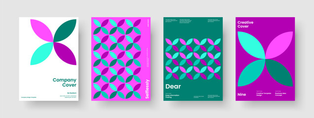 Obraz premium Modern Report Design. Isolated Banner Template. Abstract Book Cover Layout. Brochure. Poster. Background. Flyer. Business Presentation. Pamphlet. Newsletter. Magazine. Advertising. Journal. Leaflet