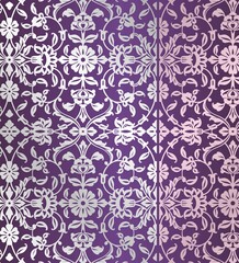 Fototapeta premium wedding card design, traditional paisley floral pattern , royal India 