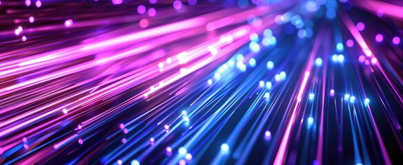 Communication technology, data flow, road view, global internet network. Data transfer through the world, earth. IoT, finance, business, blockchain, security.