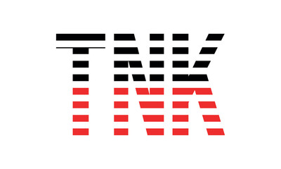 TNK three initial letter iconic line negative space minimal logo design vector template. monogram, abstract, wordmark, business, typography, minimalist, brand, company, flat, modern, unique, simple