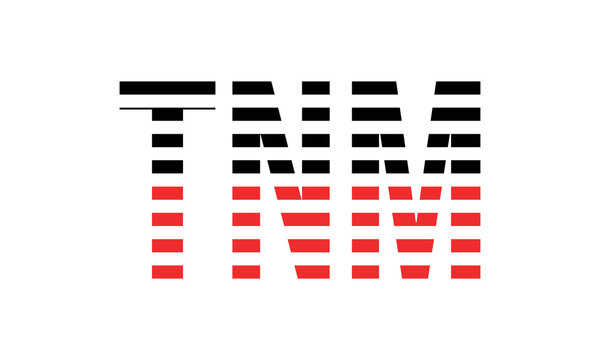TNM three initial letter iconic line negative space minimal logo design vector template. monogram, abstract, wordmark, business, typography, minimalist, brand, company, flat, modern, unique, simple