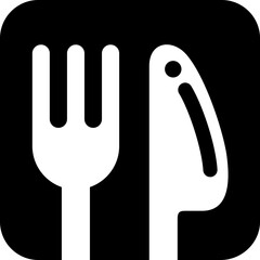 ナイフフォークのアイコン