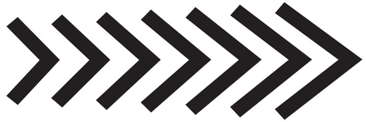 Arrow dynamic symbol. Speed, fast arrows symbols set. Arrow dynamic elements. isolated on white background. Vector illustration 